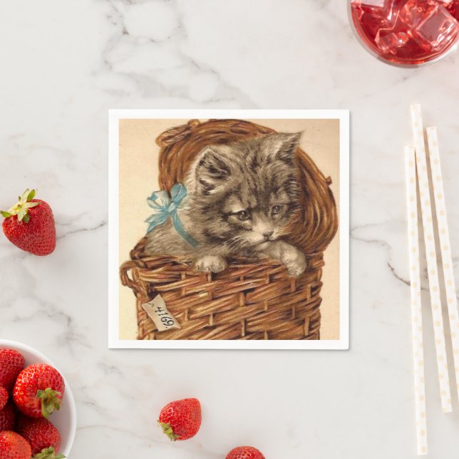 Vintag Kitesammelnapkins Serviette (Beispiel)