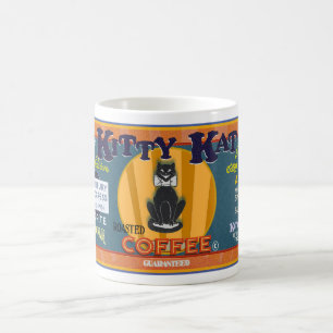 VINTAG KITTY KAT KAFFEE MARKE KAFFEETASSE