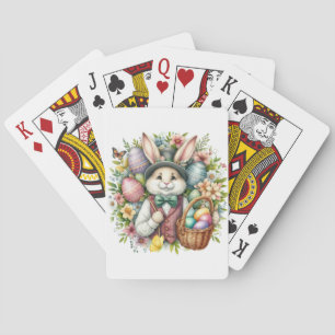 Vintag/klassisch Niedlich Osterhase Spielkarten