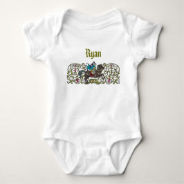 Vintag Knight Personalisiert Baby Strampler