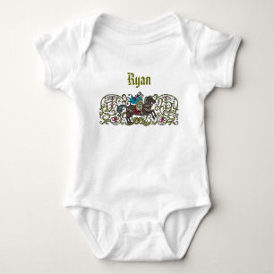 Vintag Knight Personalisiert Baby Strampler