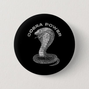 Vintag Kobra Power Schlange Muskel C Button