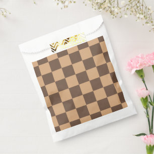 Vintag kontrolliert in Warm Browns Geschenktütchen