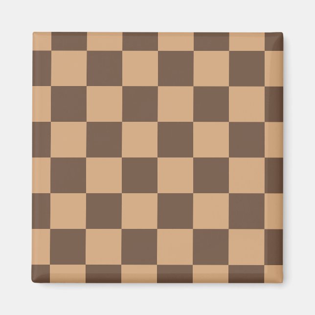 Vintag kontrolliert in Warm Browns Magnet (Vorne)