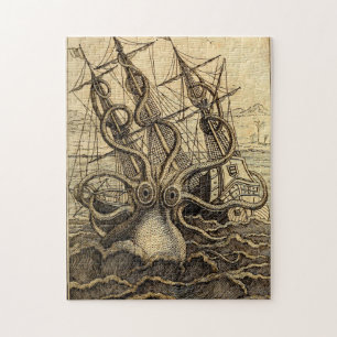 Vintag Kraken Print