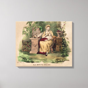 Vintag La Bonne Mere (die gute Mutter), restaurier Leinwanddruck