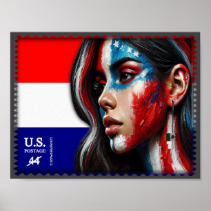 Vintag L'Amerique - Hisp Poster