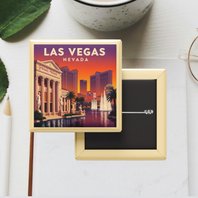Vintag Las Vegas Nevada Button (Von Creator hochgeladen)