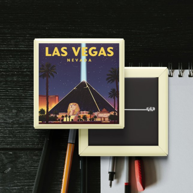 Vintag Las Vegas Nevada Button (Von Creator hochgeladen)