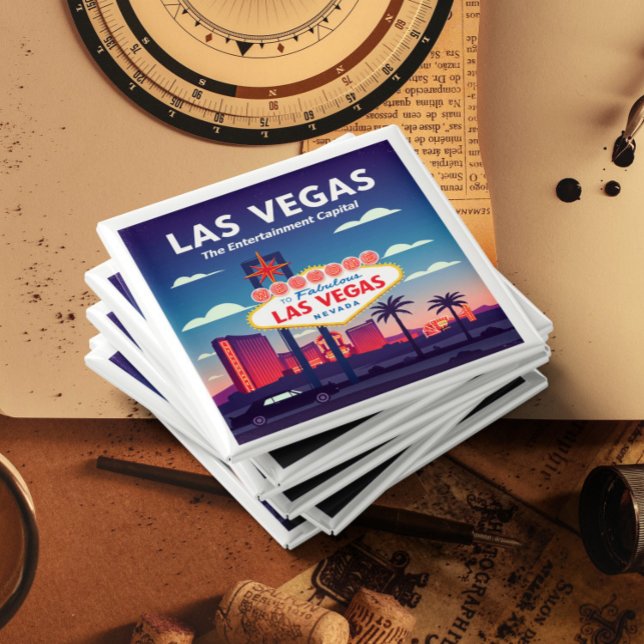 Vintag Las Vegas Nevada Magnet (Von Creator hochgeladen)