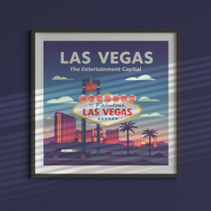 Vintag Las Vegas Nevada Poster