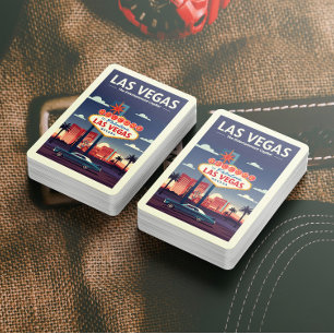 Vintag Las Vegas Nevada Spielkarten