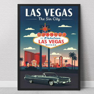 Vintag Las Vegas Poster