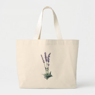 Vintag Lavendel Blume Tote Tasche