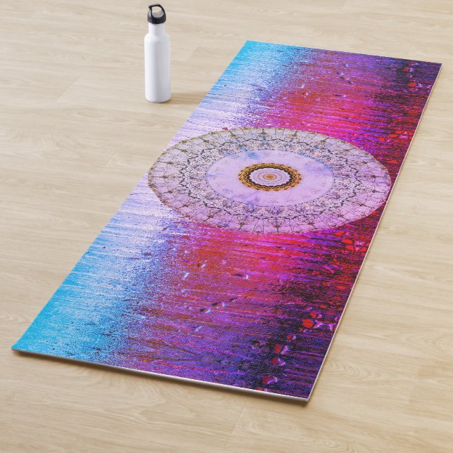 Vintag Lavender Mandala Yogamatte (Beispiel)
