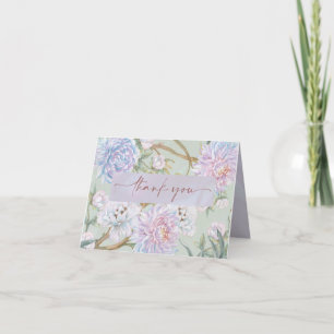Vintag Lavender Peony Brautparty Tea Party Dankeskarte