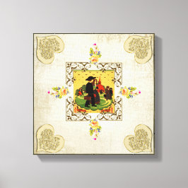 Vintag Leinwanddruck