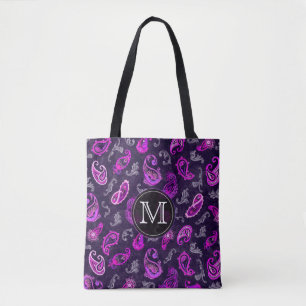 Vintag Lila Paisley Tasche