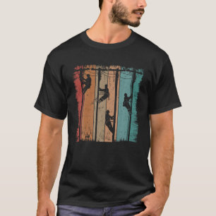 Vintag Lineman Pater Retro Electric Cable Linema T-Shirt