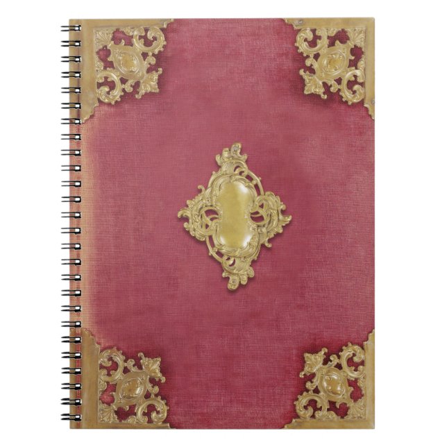 Vintag Lock-Journal-Abdeckung Notizblock (Vorderseite)