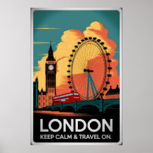 Vintag London - Behalt Calm & Travel On