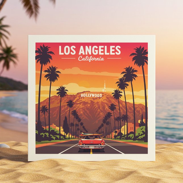 Vintag Los Angeles Kalifornien Fliese (Von Creator hochgeladen)