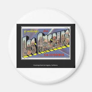 Vintag Los Angeles Kalifornien Vintag Magnet