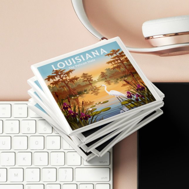 Vintag Louisiana Magnet (Von Creator hochgeladen)