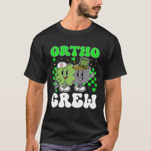 Vintag Lucky Ortho Crew Nurse St Patrick s Day T-Shirt