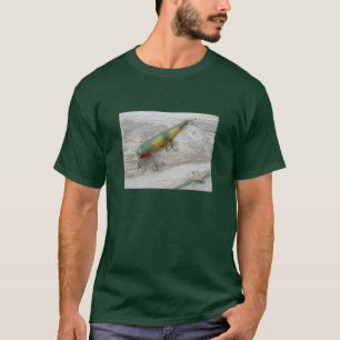 Vintag Lure Series Holzschnitt-T - Shirt