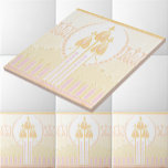 Vintag Mackintosh Inspiriert Rose Frieze Fliese<br><div class="desc">Dies ist ein digital erweiterter Ausdruck einer Vintagen Jahrhundertwende Charles Rennie Mackintosh inspiriert Rose Blume frieze Muster. Sie können die Hintergrundfarbe anpassen.</div>