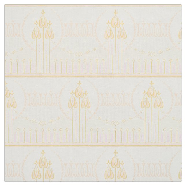 Vintag Mackintosh Inspiriert Rose Frieze Pattern Stoff (Muster)