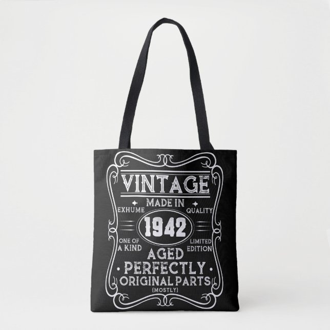 Vintag Made in 1942 Retro Classic Tasche (Vorderseite)