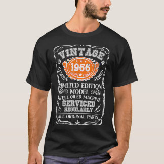 Vintag Made in 1966 55 th Bithday GIft 55 Years Ol T-Shirt