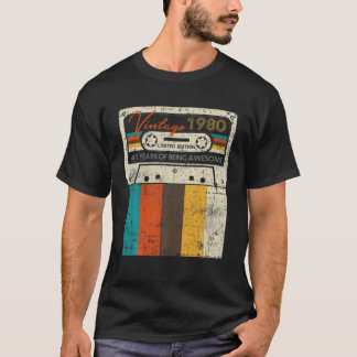 Vintag Made in 1980 41th Bday Geschenke 41 Quarant T-Shirt
