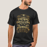 Vintag Made in 2004 18th Birthday Gifts Limited T-Shirt<br><div class="desc">Vintag Made in 2004 18. Geburtstagsgeschenke Limited Edition</div>