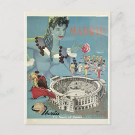Vintag Madrid Spanien - Spanien Postkarte