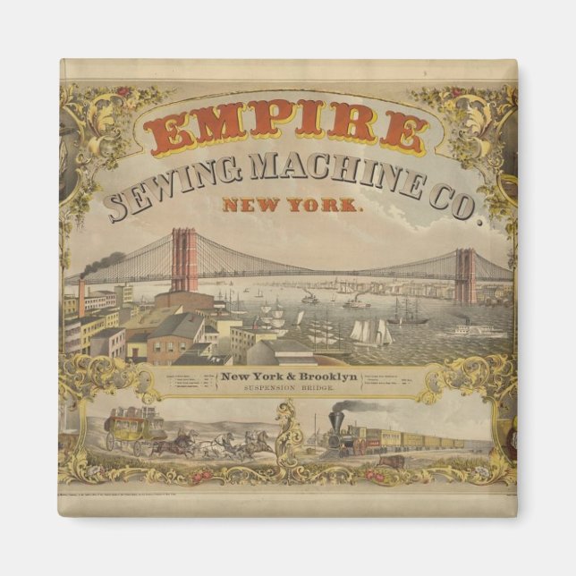 Vintag Magnet New York (Vorne)