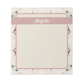 Vintag Magnolia Floral Ephemera Muster Notizblock