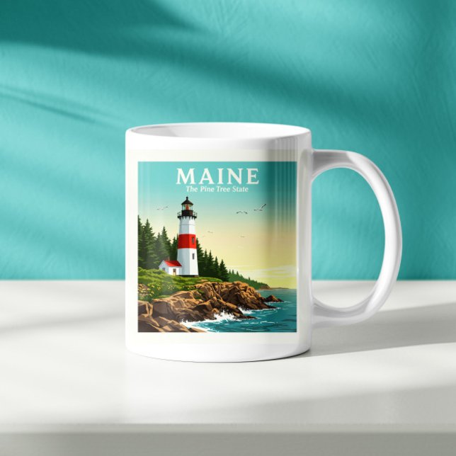 Vintag Maine Kaffeetasse (Von Creator hochgeladen)