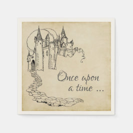 Vintag Mairy Tale Princess Napkins Serviette