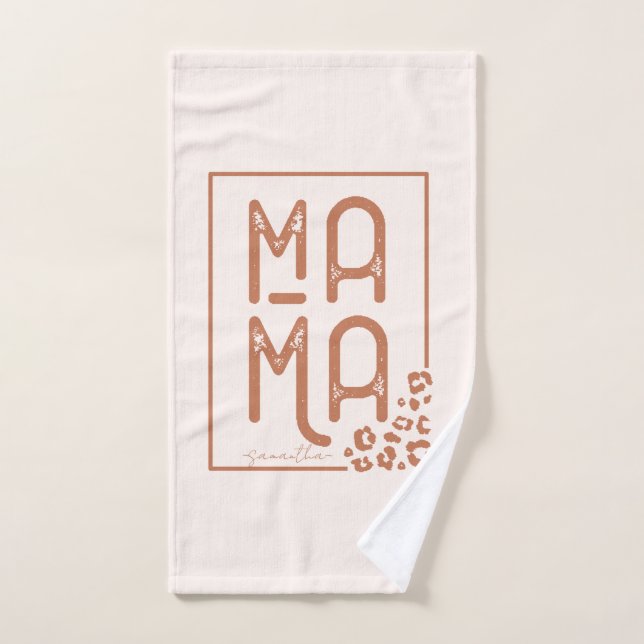 Vintag Mama Badhandtuch Set (Handtuch)