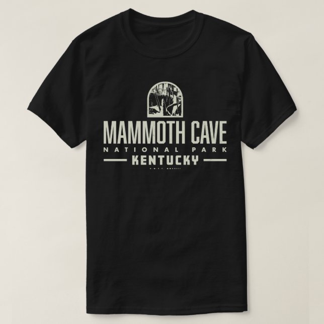 Vintag Mammoth Höhle National Park TShirt (Design vorne)
