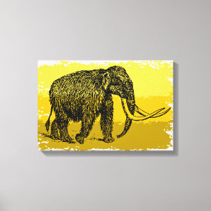 Vintag Mammoth Leinwanddruck