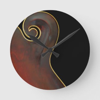 Vintag Mandolin Runde Wanduhr