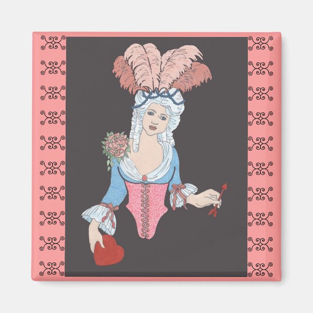 Vintag Marie Magnet (Vorne)