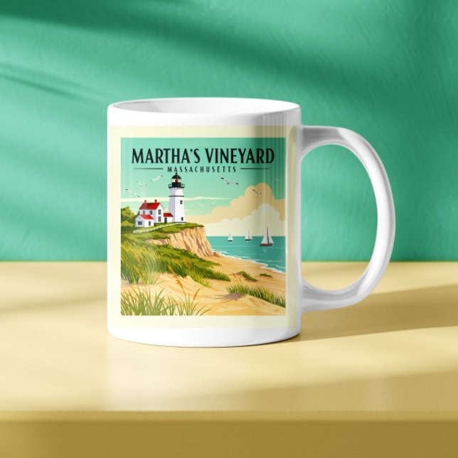 Vintag Martha's Vineyard Massachusetts Kaffeetasse (Von Creator hochgeladen)