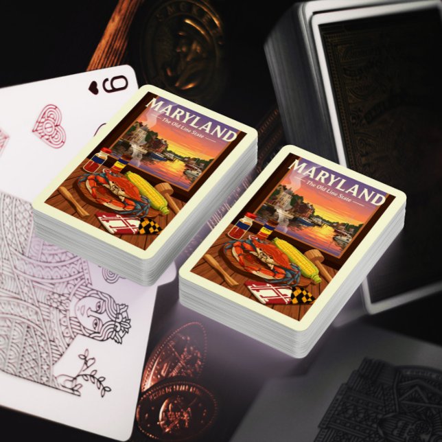 Vintag Maryland Spielkarten (Von Creator hochgeladen)