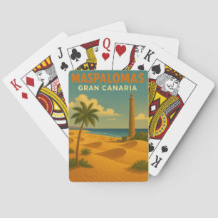 Vintag Maspalomas Gran Canaria Spielkarten