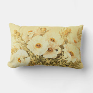 Vintag Matilija Poppies - Kissen